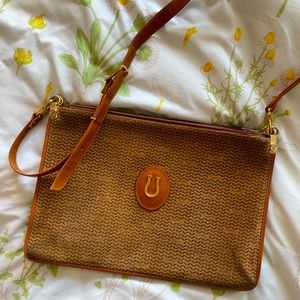 Vintage Italian leather handbag caggiano